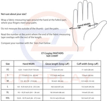 Load image into Gallery viewer, Bat Panther gloves for cosplay - George Clooney Bat and Robin/1997 & Val Kilmer Forever/1995