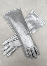 Load image into Gallery viewer, Super hero LONG gauntlet leather gloves
