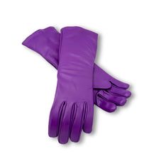 Load image into Gallery viewer, Super hero LONG gauntlet leather gloves