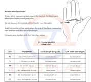 Dino Fury Gloves for Cosplay/Long gauntlet/Genuine Leather