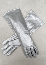 Super hero LONG gauntlet leather gloves