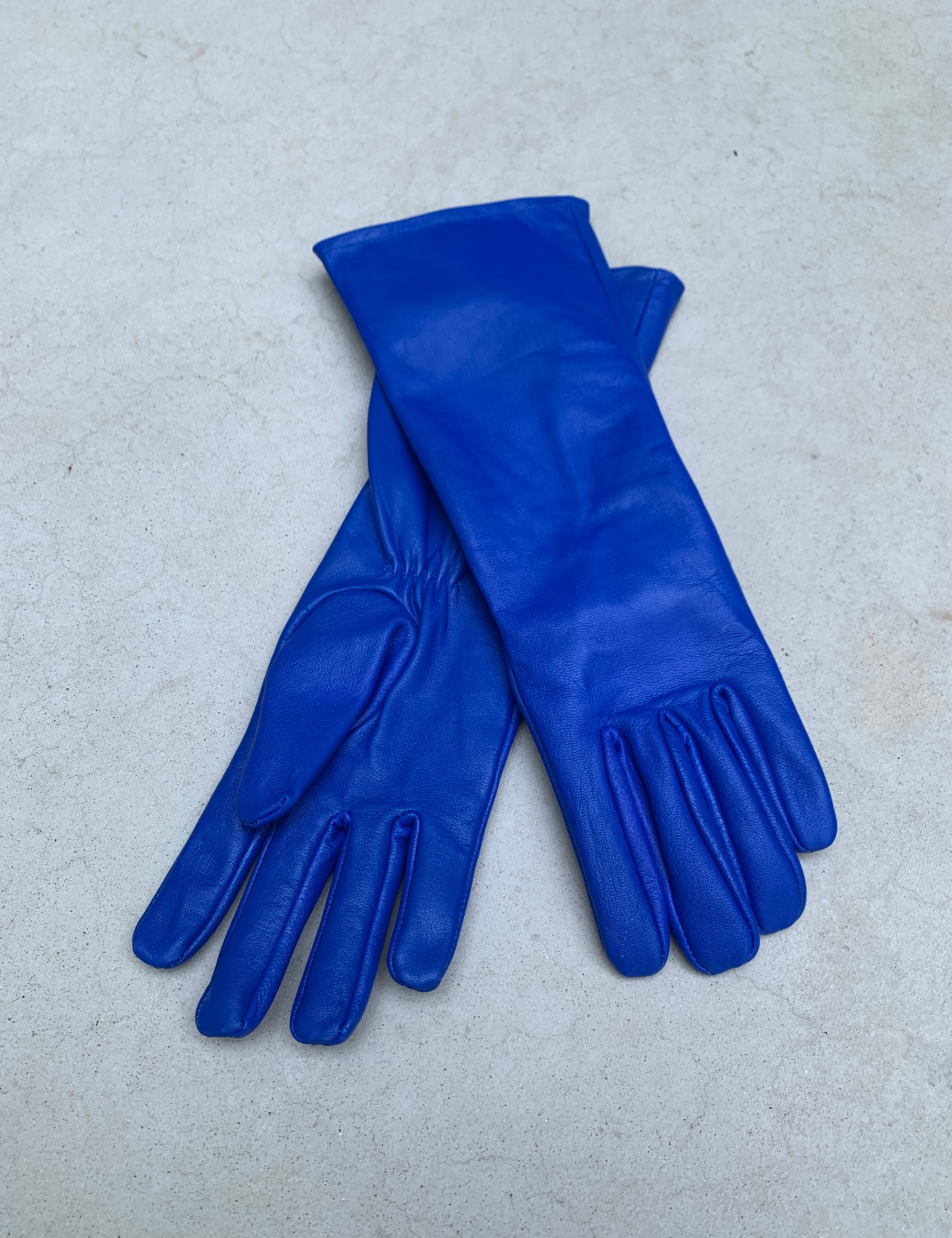 Super hero LONG gauntlet leather gloves