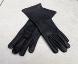 Super hero MEDIUM length gauntlet leather gloves
