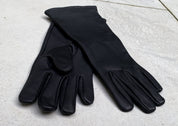 Super hero MEDIUM length gauntlet leather gloves