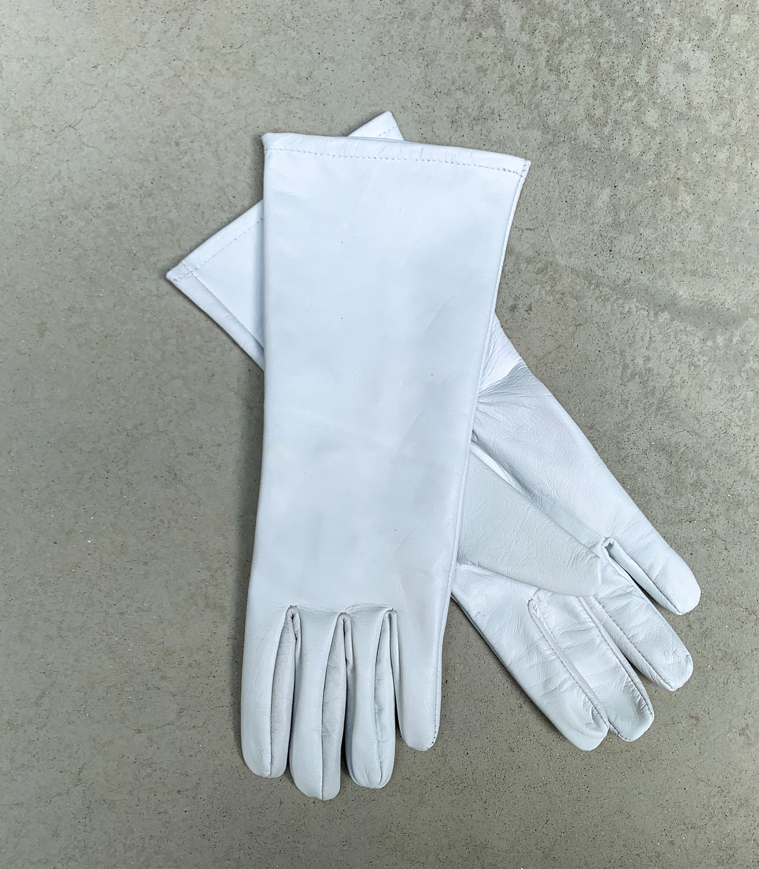 Super hero MEDIUM length gauntlet leather gloves