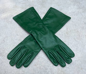 Super hero LONG gauntlet leather gloves