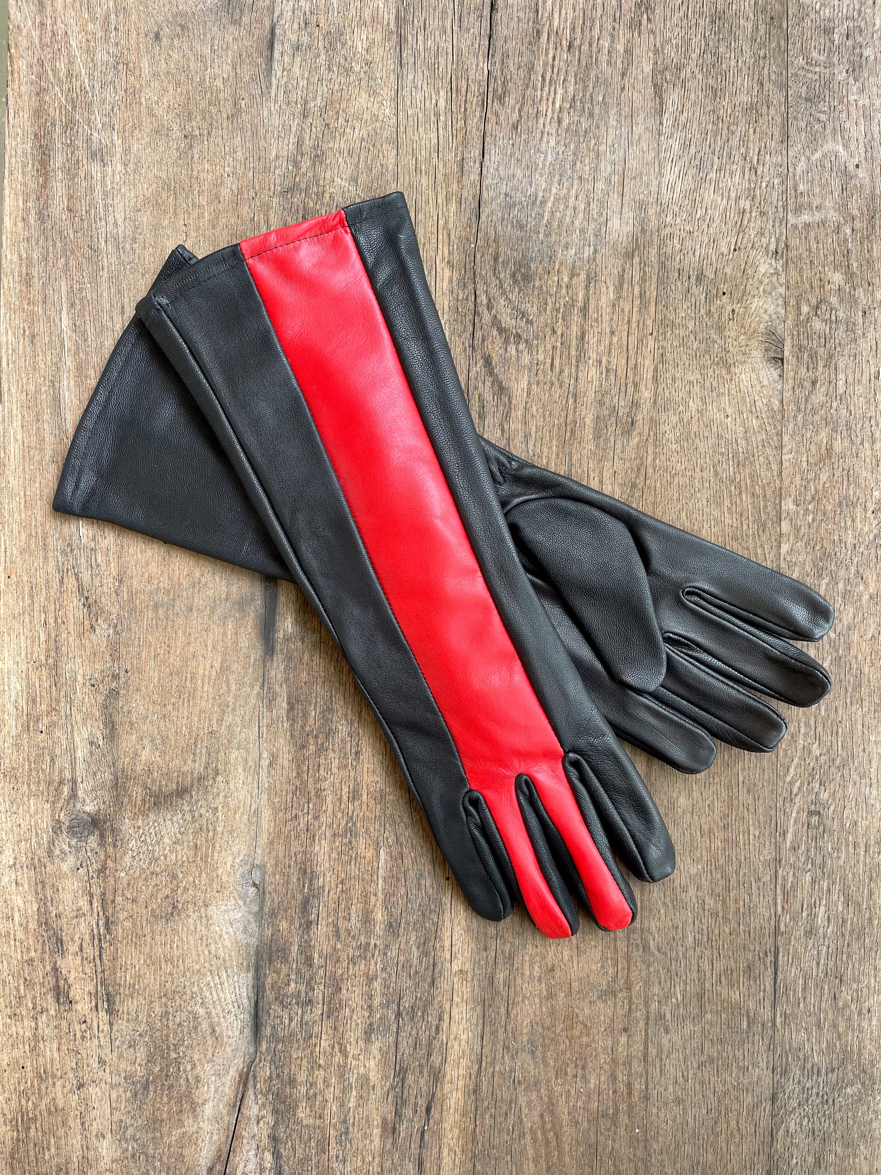 Nightwing Gloves for Cosplay/Red