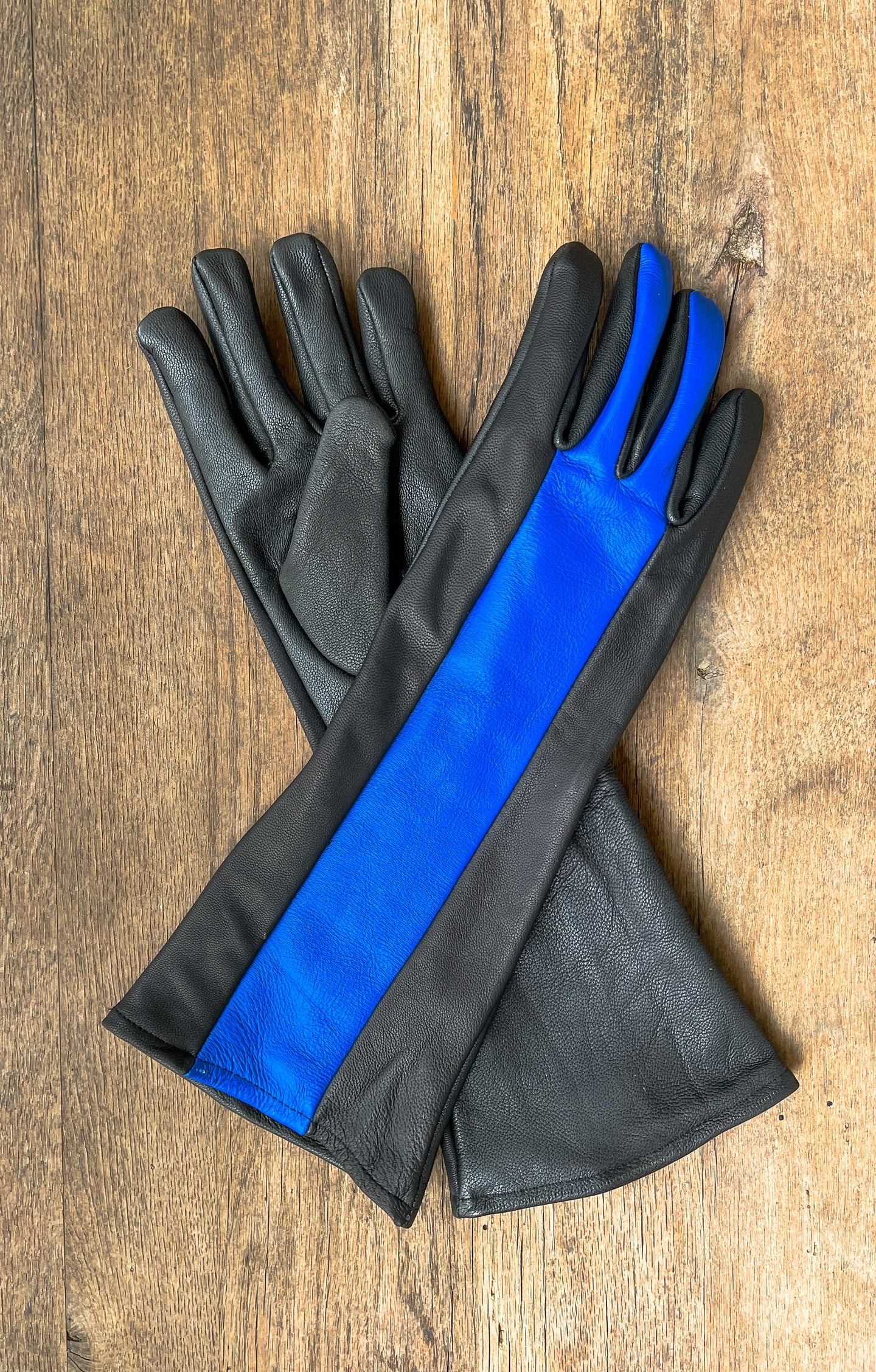 Nightwing Gloves for Cosplay/ Blue