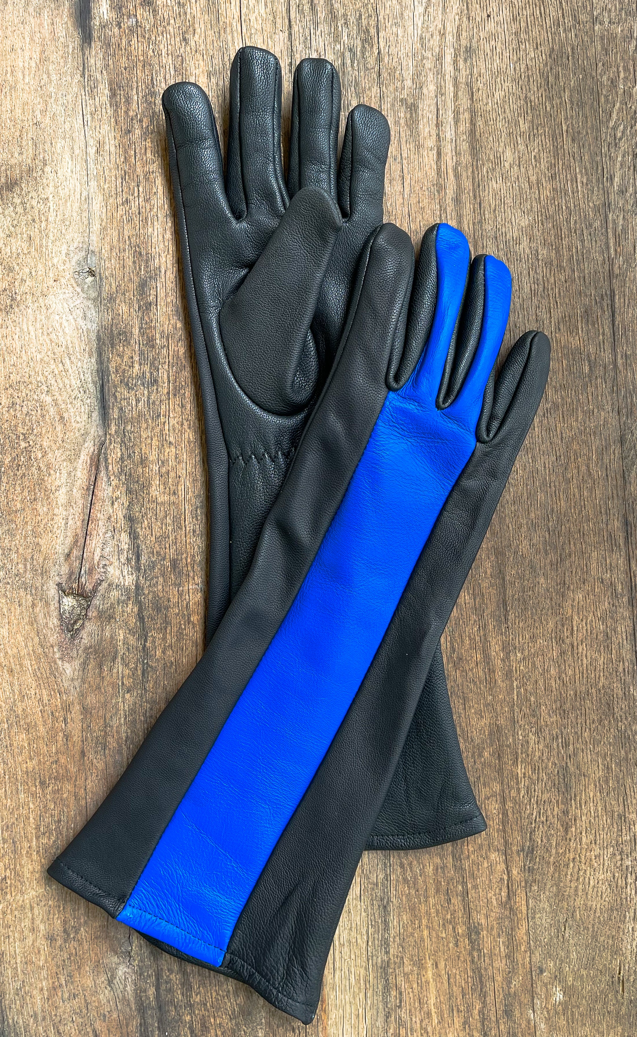 Nightwing Gloves for Cosplay/ Blue