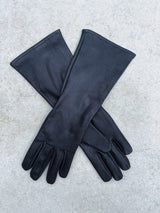 Super hero LONG gauntlet leather gloves