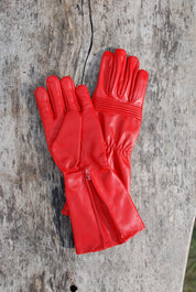 Power Ranger Leather Gloves – Screen-Accurate Long Gauntlet Cosplay Gloves